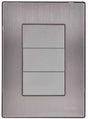 Igoto placa ciega inox plata