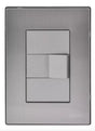 Igoto placa armada inox con 1 boton timbre plata