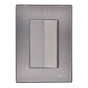 Igoto placa armada inox con 1 apagador sencillo de 3 mã“dulos oxford