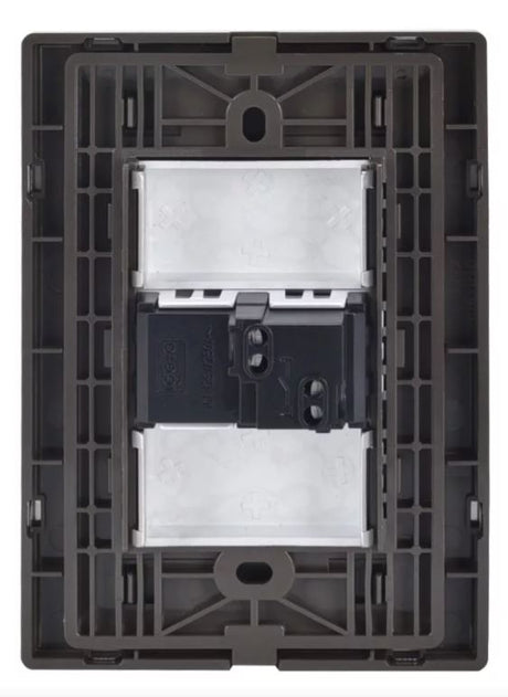 Igoto placa armada inox con 1 boton timbre oxford - imagen 2