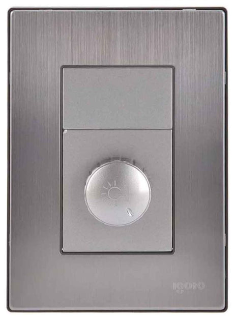 Igoto placa armada inox con dimmer oxford