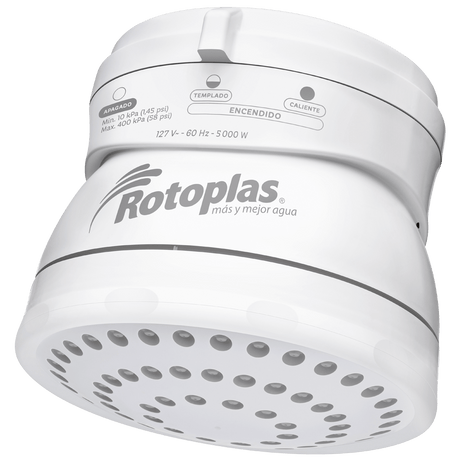 Rotoplas ecoducha regadera electrica 3 temp 5000 W - imagen 7