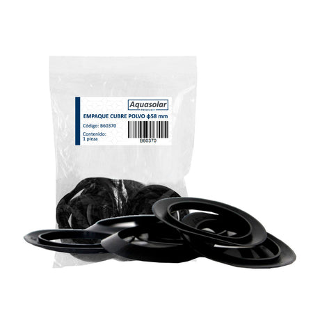 Aquasolar guardapolvo para calentador solar negro, 58 mm 1pz