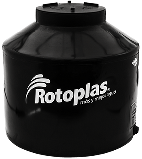 Rotoplas tinaco bicapa para agua 750 L negro