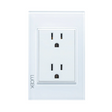Lucek colors blanco placa con contacto duplex