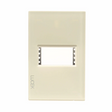 Lucek colors hueso placa metalica de 1 modulo
