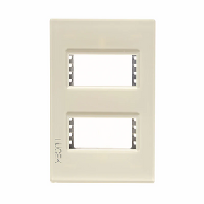 Lucek colors hueso placa metalica de 2 modulos
