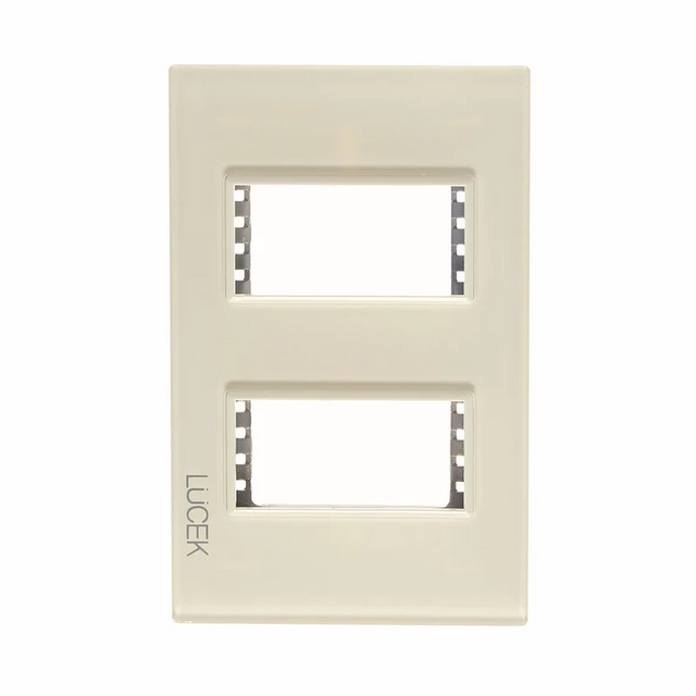 Lucek colors hueso placa metalica de 2 modulos