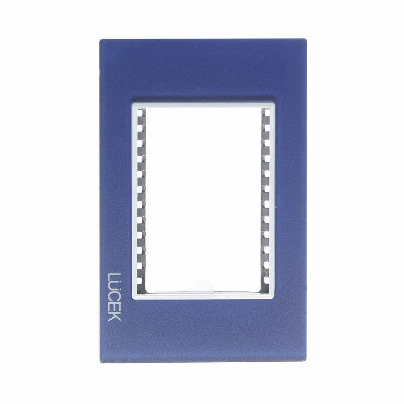 Lucek colors azul placa metalica de 3 mod