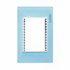 Lucek colors azul cielo placa metalica de 3 mod