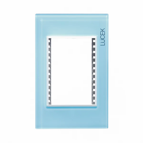 Lucek colors azul cielo placa metalica de 3 mod