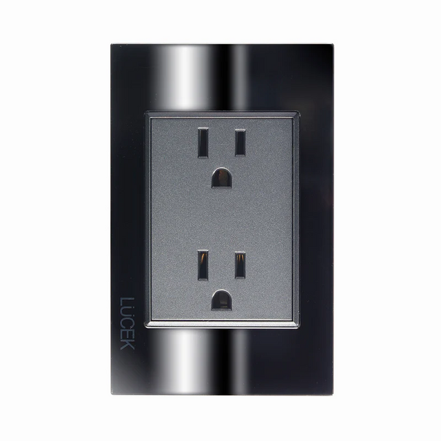 Lucek cristal espejo contacto duplex cristal espejo negro.
