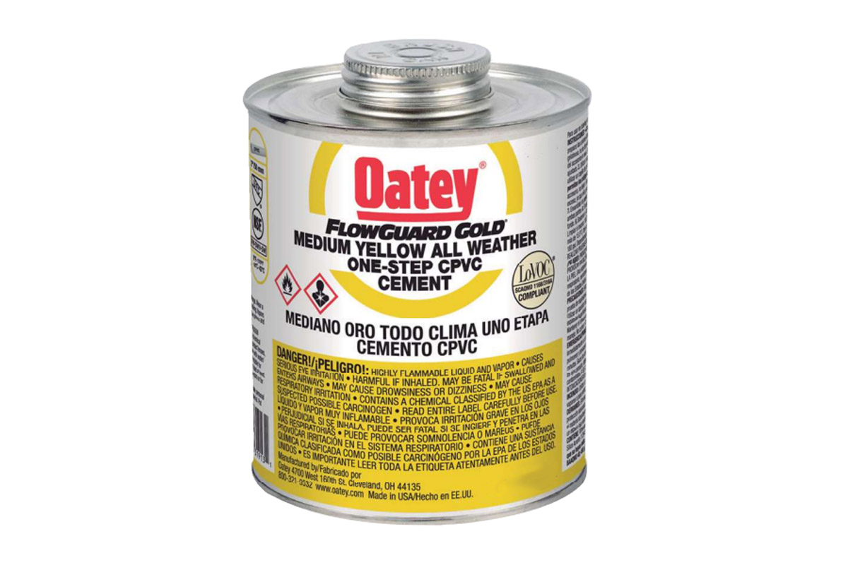 Oatey etiqueta amarilla CPVC 16 oz. (473 ml.)