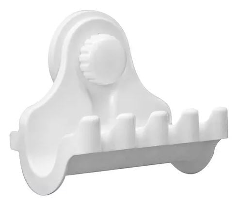 Fleximatic porta cepillos dentales con ventosa blanco