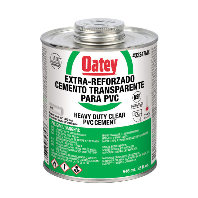 Oatey etiqueta verde extra reforzado 8 oz. (237 ml)