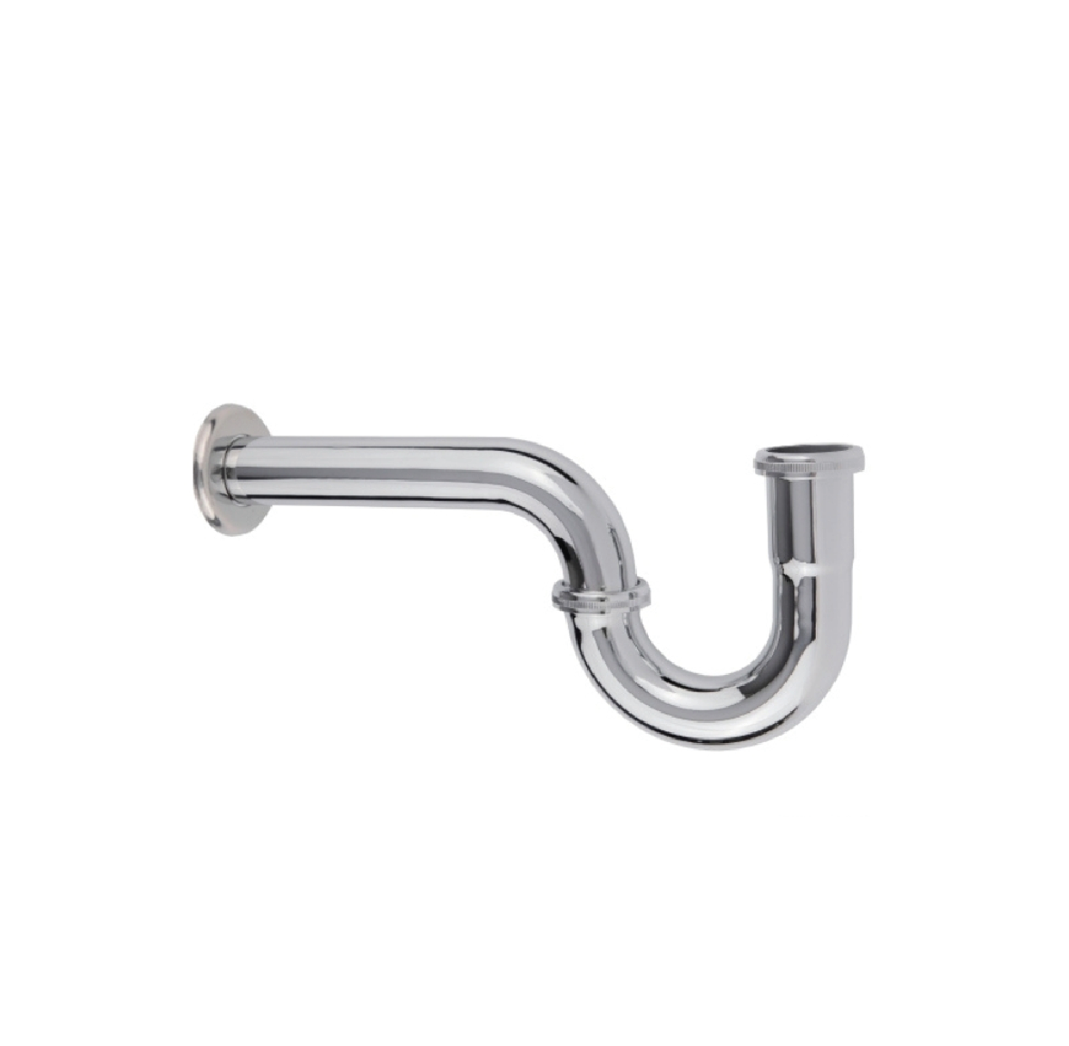 Dica 4211SC cespol tipo p acero inox. para lavabo sin contra cromo