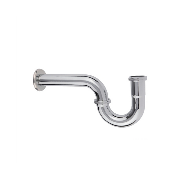 Dica 4211SC cespol tipo p acero inox. para lavabo sin contra cromo