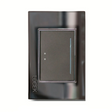 Lucek cristal espejo negro 1 interruptor de escalera de 3 mod