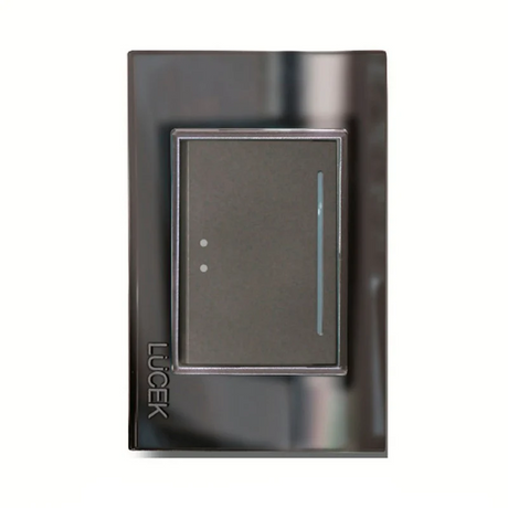 Lucek cristal espejo negro 1 interruptor de escalera de 3 mod