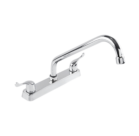 Dica 4330 mezcl. 8 pulg. cuello corto para fregadero