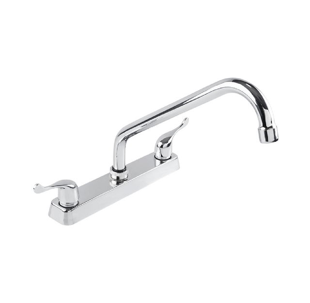 Dica 4330 mezcl. 8 pulg. cuello corto para fregadero