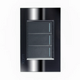 Lucek cristal espejo negro 2 interruptores sencillos y 1 de escalera de 1 mod
