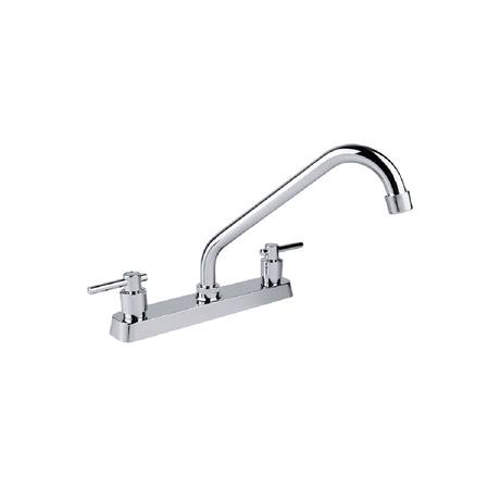 Dica 4335TS mezcl. 8 pulg. cuello corto para fregadero