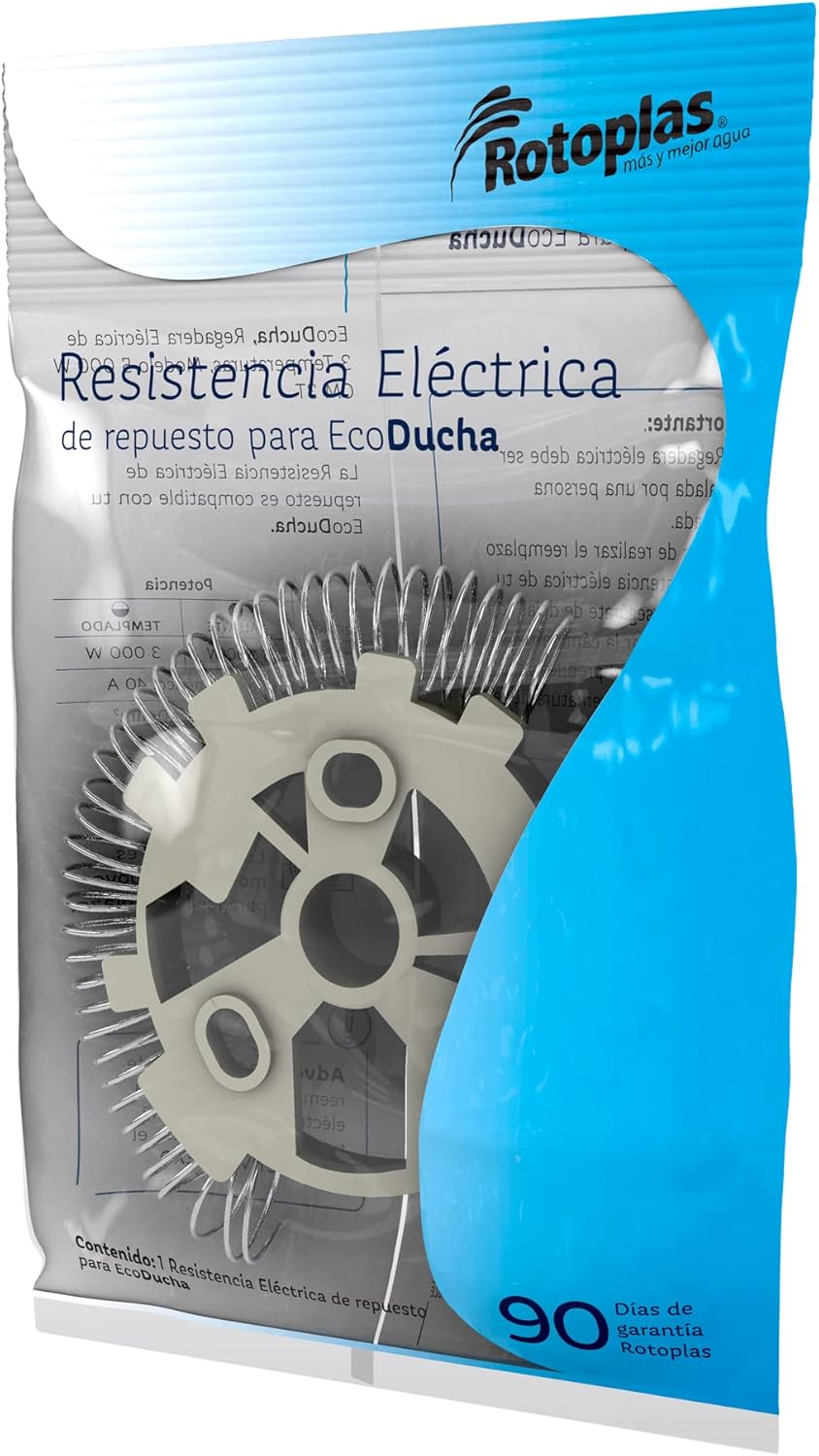 Rotoplas resistencia electrica de repuesto para ecoducha 5000 W cm 3T - imagen 3
