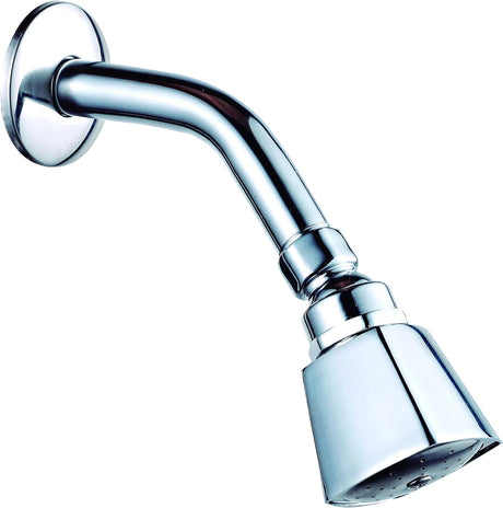 Dica 4539 regadera ecol. 2 pulg. de cebolla cuadrada con brazo y chapeton cromo