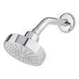 Dica 4541 regadera ecol. 3 pulg. de cebolla con brazo y chapeton cromo