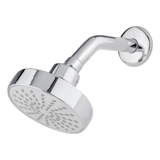 Dica 4541 regadera ecol. 3 pulg. de cebolla con brazo y chapeton cromo
