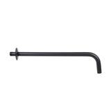 Dica 4552BRR.2 brazo redondo de 40 cm. a pared con chapeton redondo negro mate - imagen 3