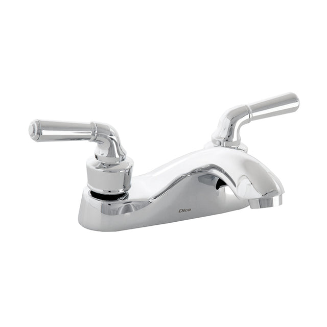 Dica 4063 mezcl. ecol. de 4 pulg. para lavabo con cubierta y manerales tipo bar cuello alto palanca larga