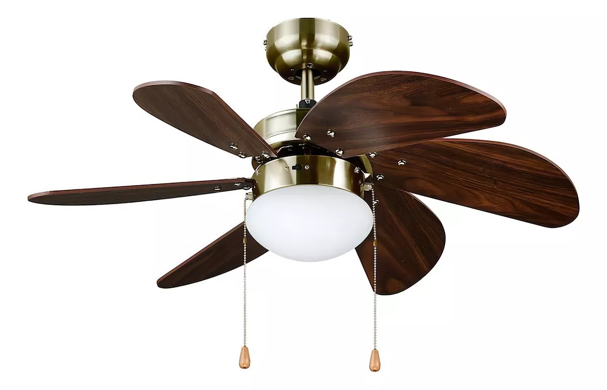 Igoto V3002 ventilador centum 30" 6 aspas cafe