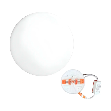 Luminario ajustable Litelux sin marco 12 W, luz de día, para interior