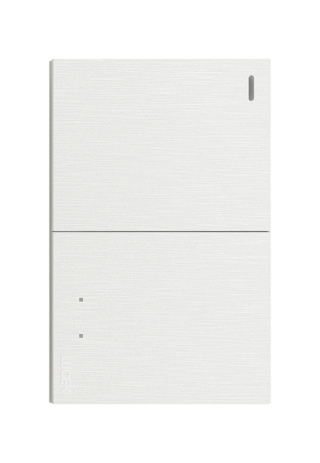 Lucek flat blanco -BF02-B- 2 interruptores sencillos, 1.5 m