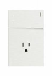 Lucek flat blanco -BF07/3-B- 1 interruptor, escalera y 1 contacto, 1.5 m