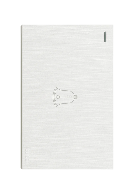 Lucek flat blanco -BF11-B- boton timbre, 3 m