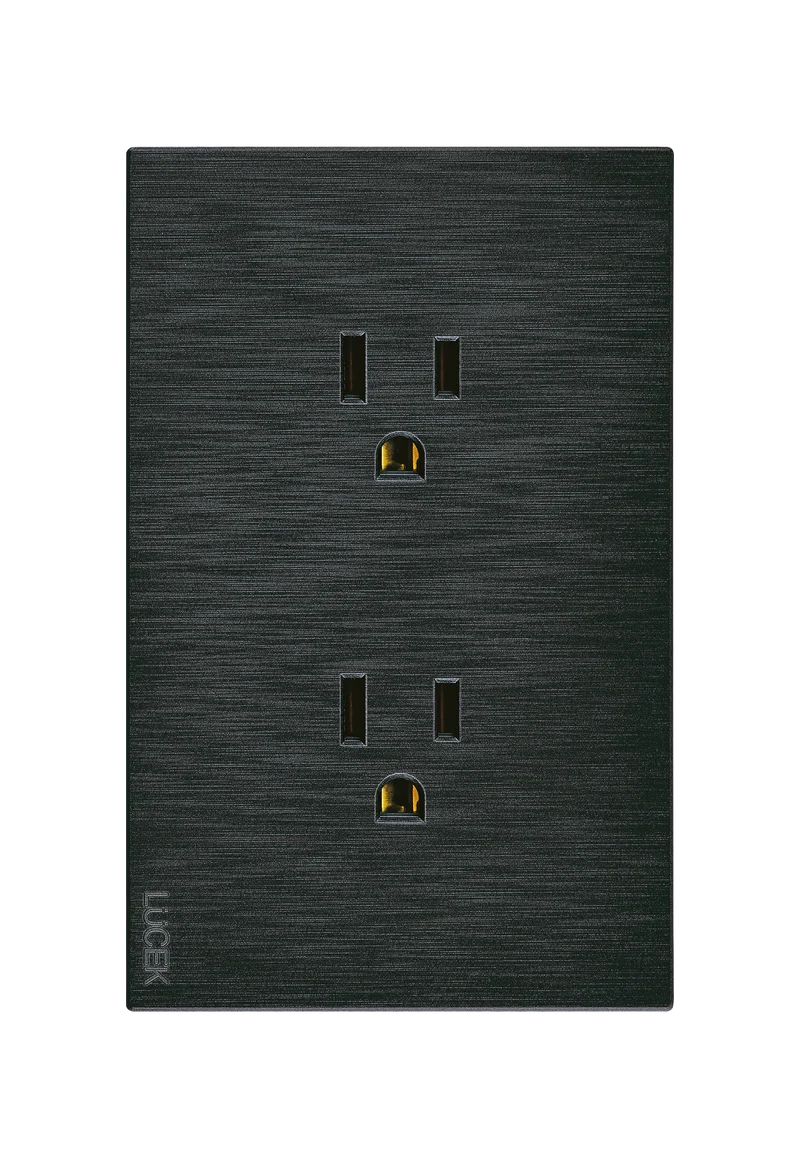 Lucek flat negro -BF06-N- contacto duplex