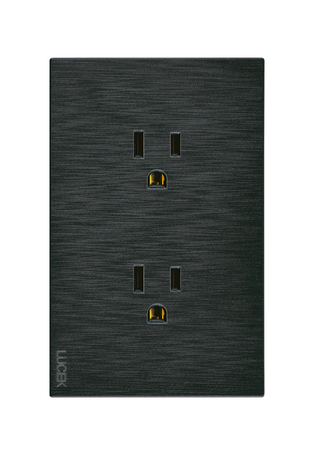 Lucek flat negro -BF06-N- contacto duplex