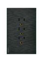 Lucek flat negro -BF08-N- 3 contactos, 1 m