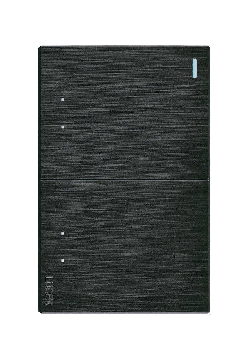 Lucek flat negro -BF09-N- 2 interruptores, escalera, 1.5 m