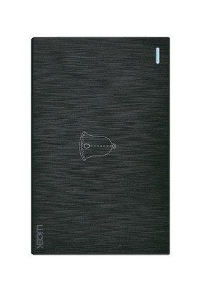 Lucek flat negro -BF11-N- boton timbre, 3 m