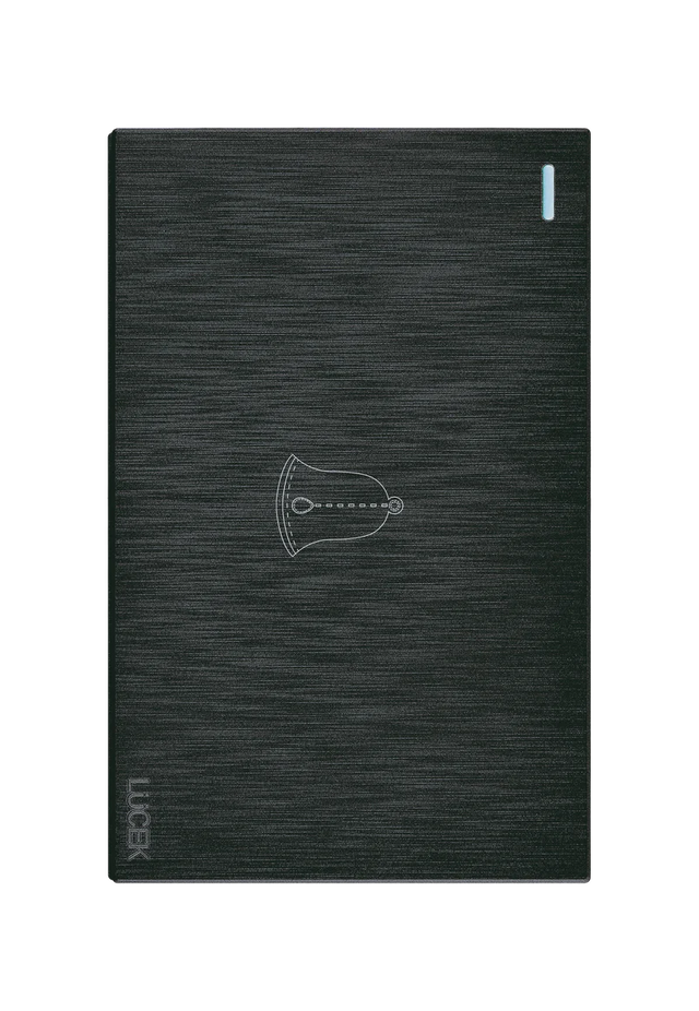 Lucek flat negro -BF11-N- boton timbre, 3 m