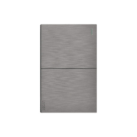 Lucek flat plata -BF02-P- 2 interruptores sencillos, 1.5 m