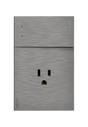 Lucek flat plata -BF07/3-P- 1 interruptor, escalera y 1 contacto, 1.5 m