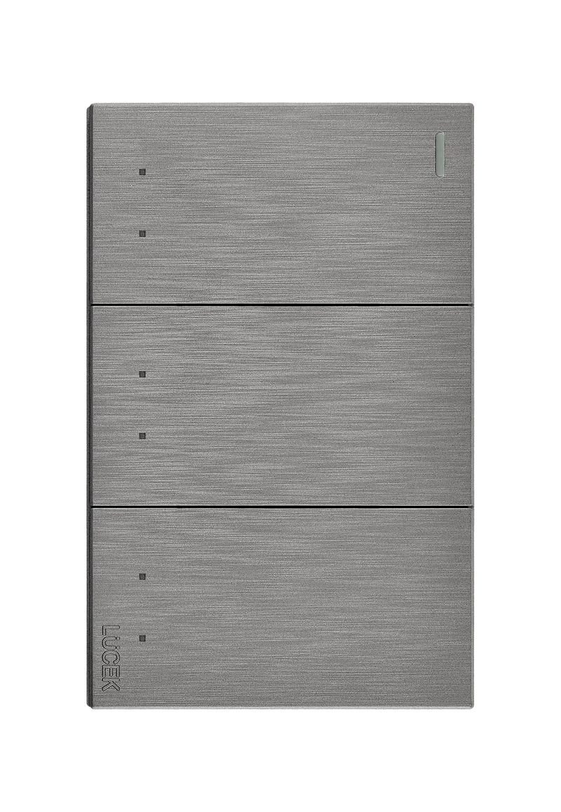 Lucek flat plata -BF10-P- 3 interruptores, escalera, 1 m