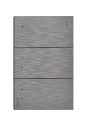 Lucek flat plata -BF10-P- 3 interruptores, escalera, 1 m