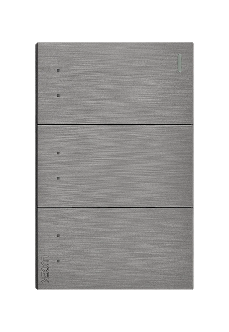 Lucek flat plata -BF10-P- 3 interruptores, escalera, 1 m