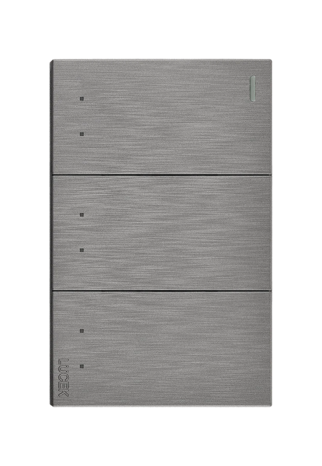 Lucek flat plata -BF10-P- 3 interruptores, escalera, 1 m